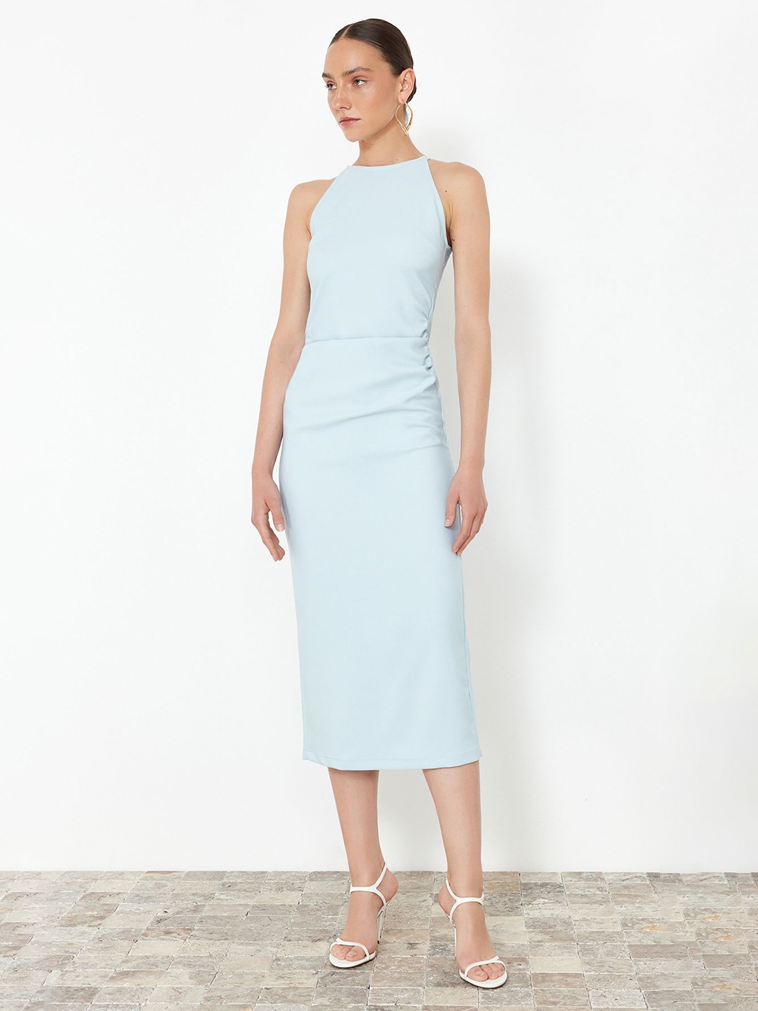 Buy Trendyol Sleeveless Sheath Midi Dress - Dresses for Women 29789290 ...