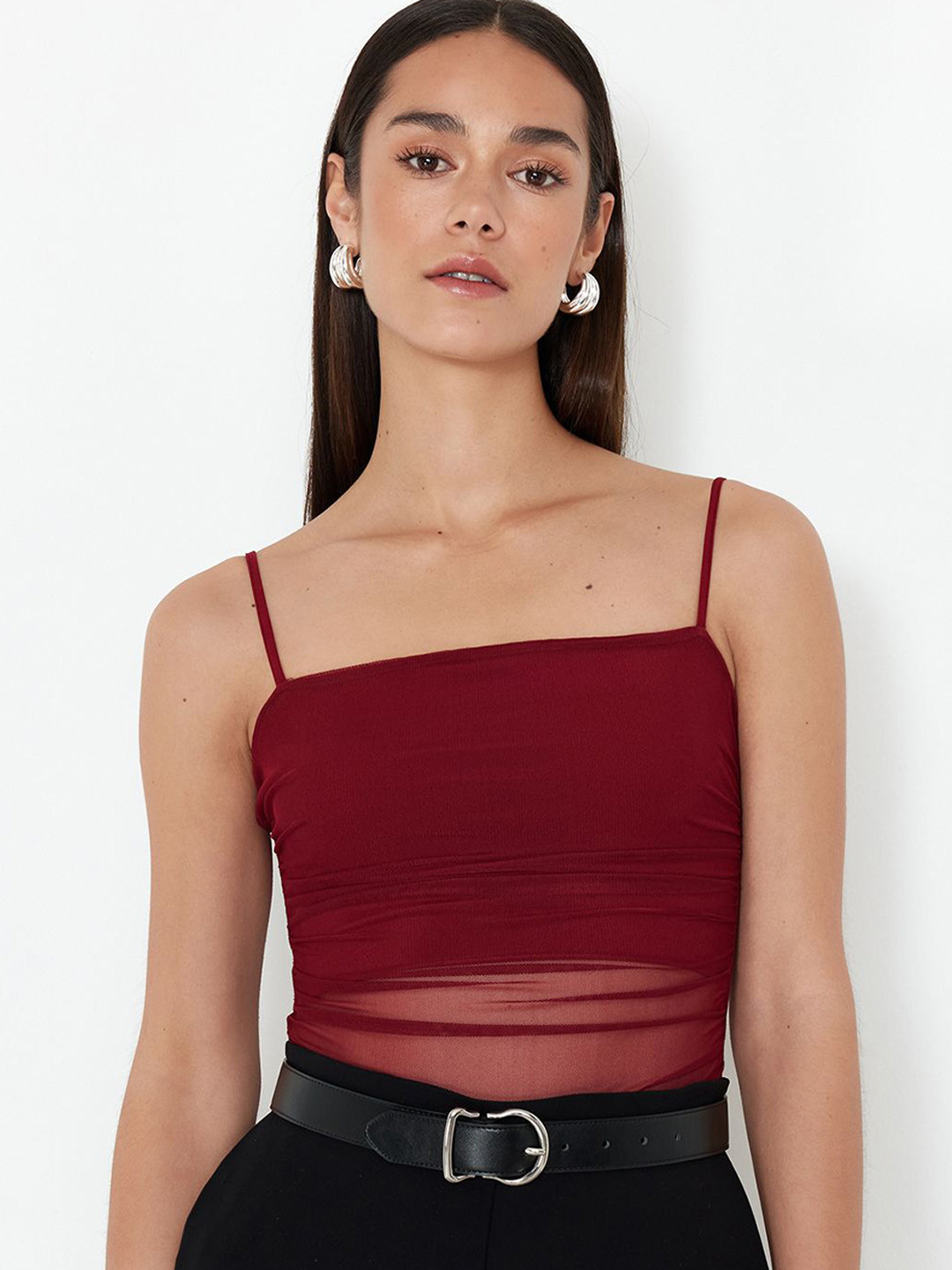 Sleeveless Fitted Top