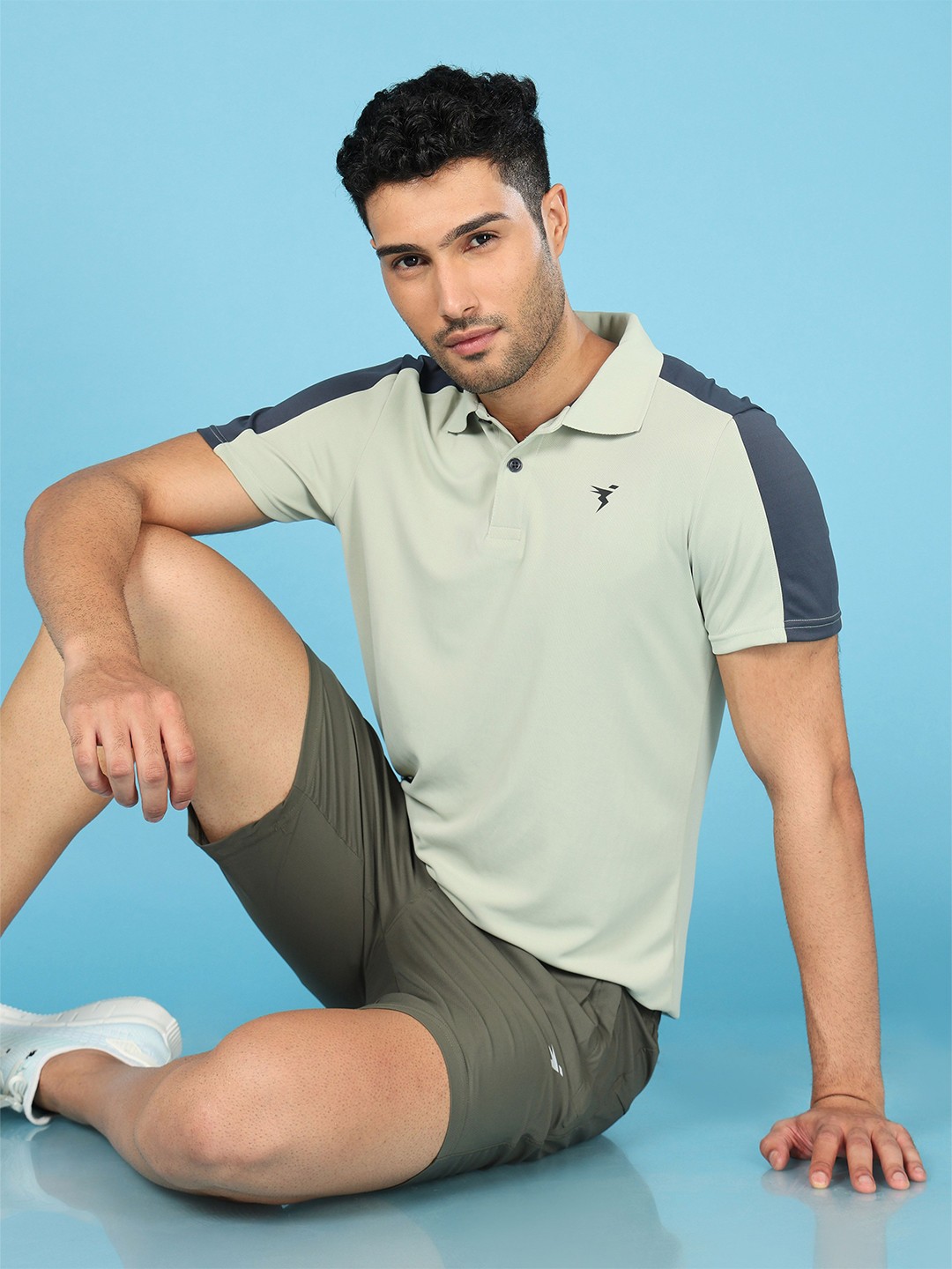 Buy Technosport Colourblocked Polo Collar Techno Cool+ UPF50 Relaxed ...