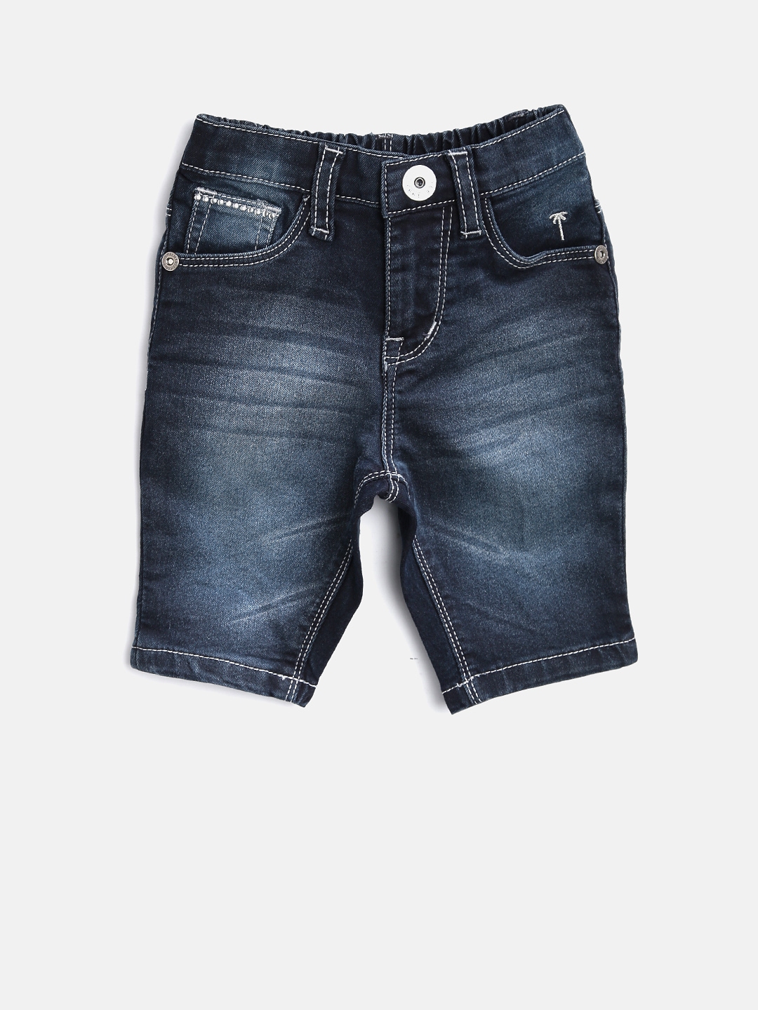 navy capris womens
