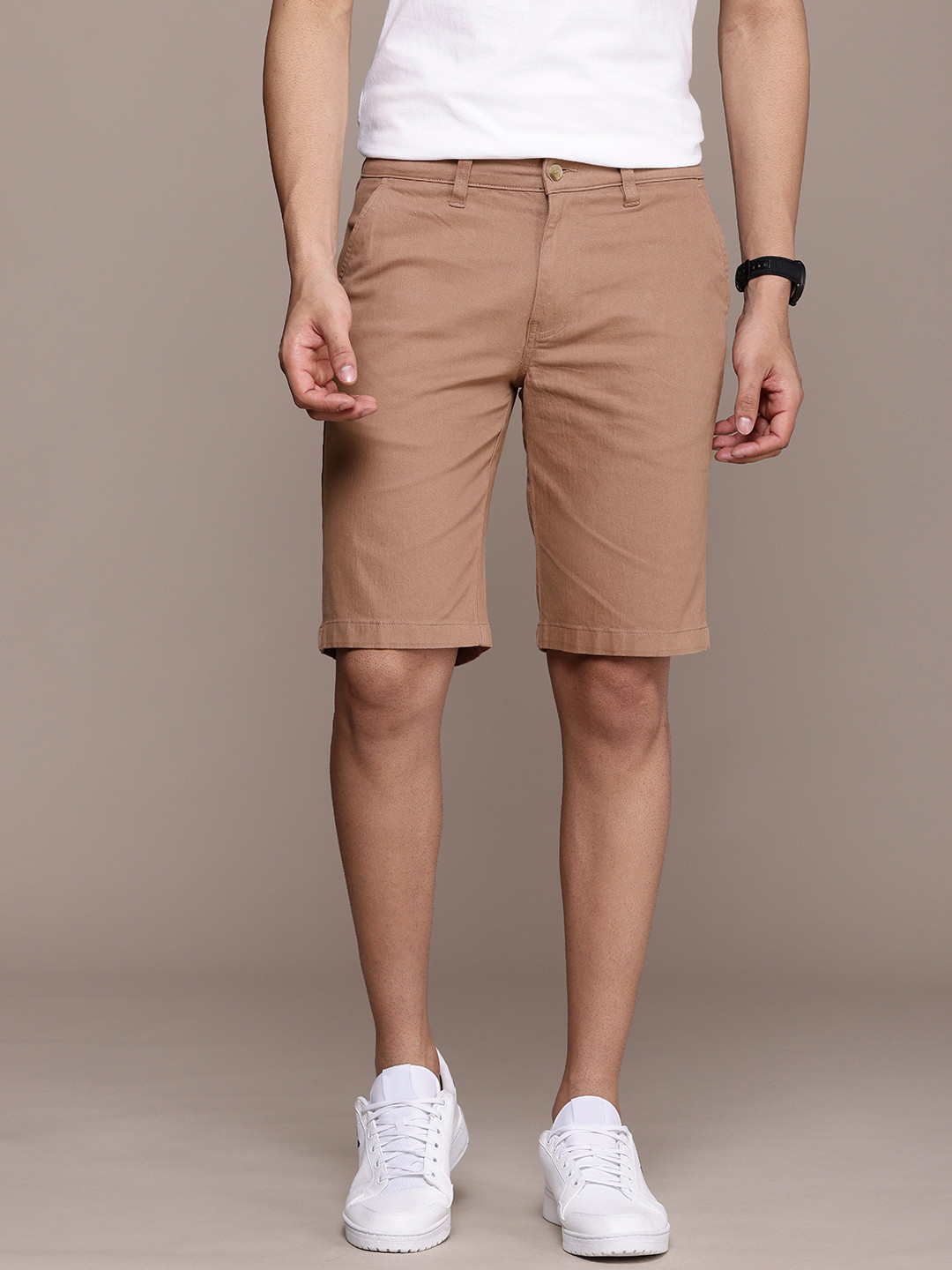 Buy WROGN Men Slim Fit Chino Shorts - Shorts for Men 29854562 | Myntra