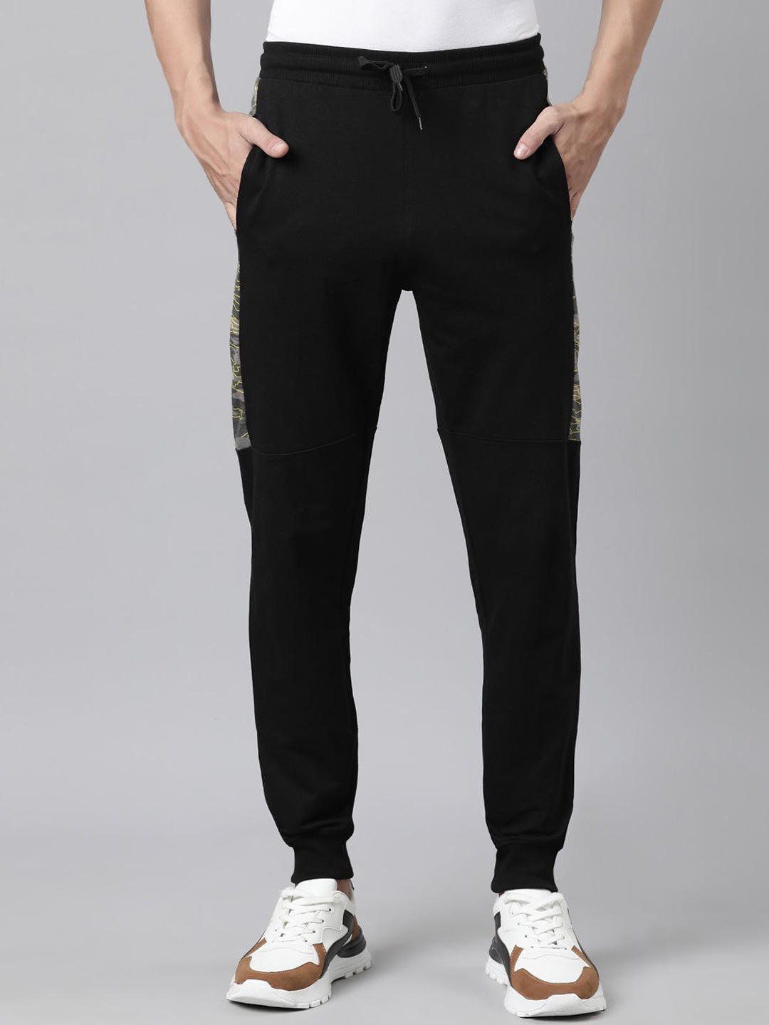 Buy DIXCY SCOTT Men Solid Mid Rise Joggers - Track Pants for Men ...
