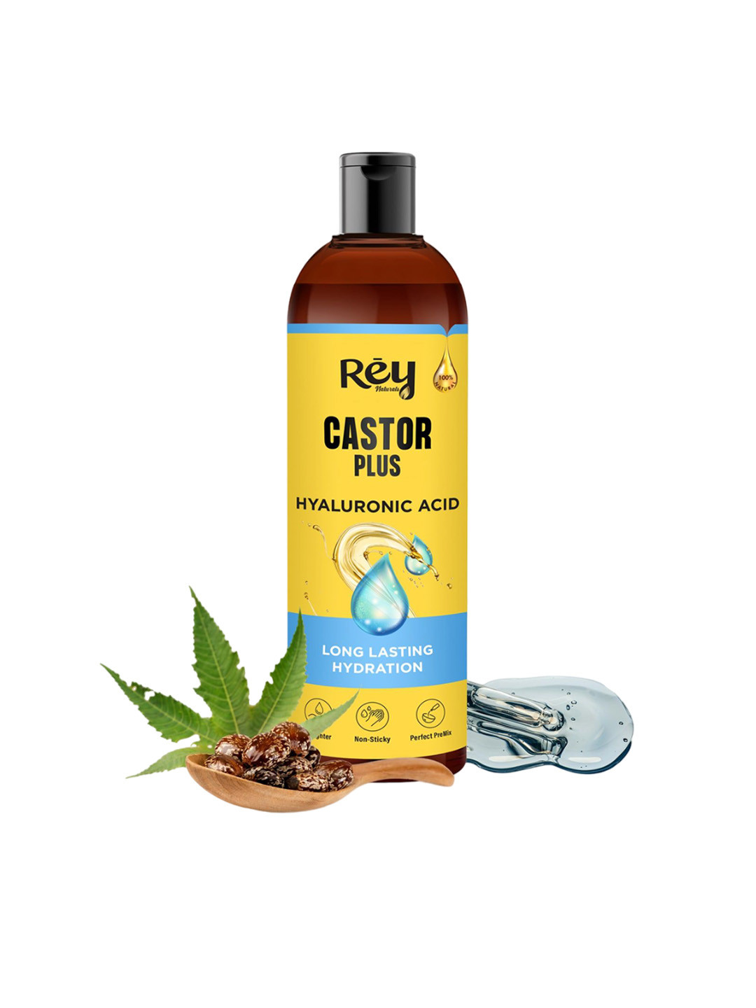 High-Quality Rey Naturals Castor Oil Artwork for Your Screen