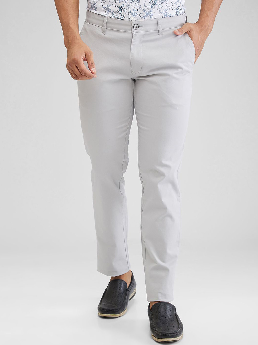 Buy Parx Men Tapered Fit Trousers - Trousers for Men 29916339 | Myntra