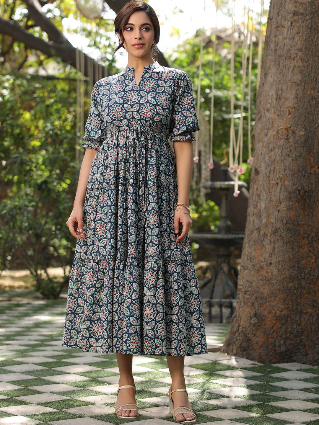 Ethnic Stripe Dress main image 0
