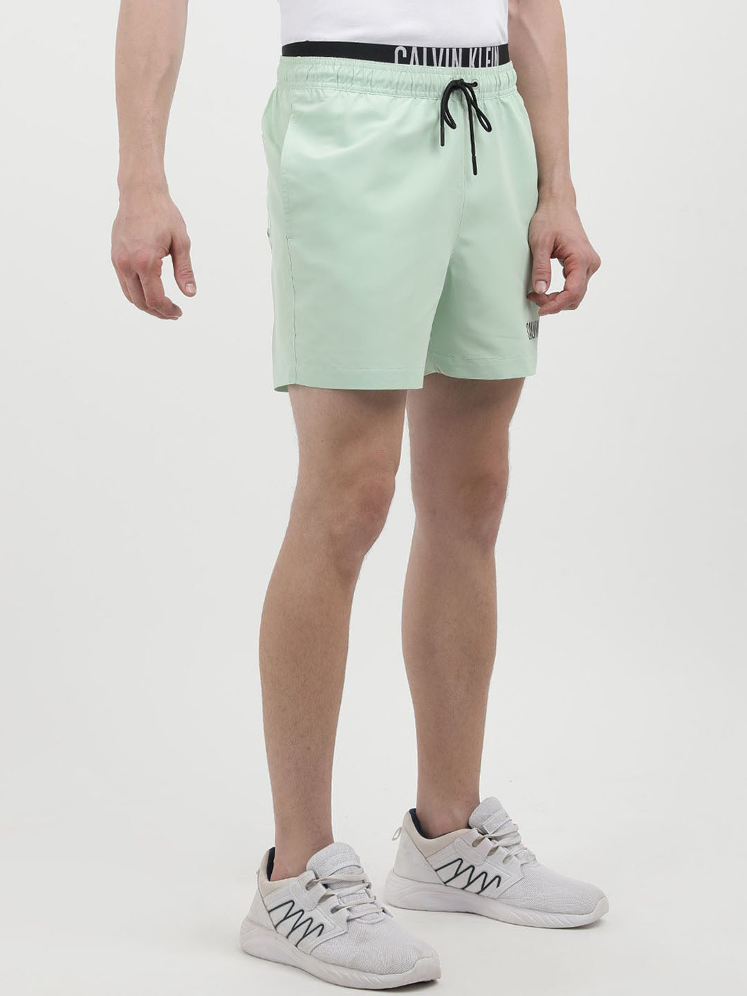Calvin Klein White Polyester Men's Short main image 1