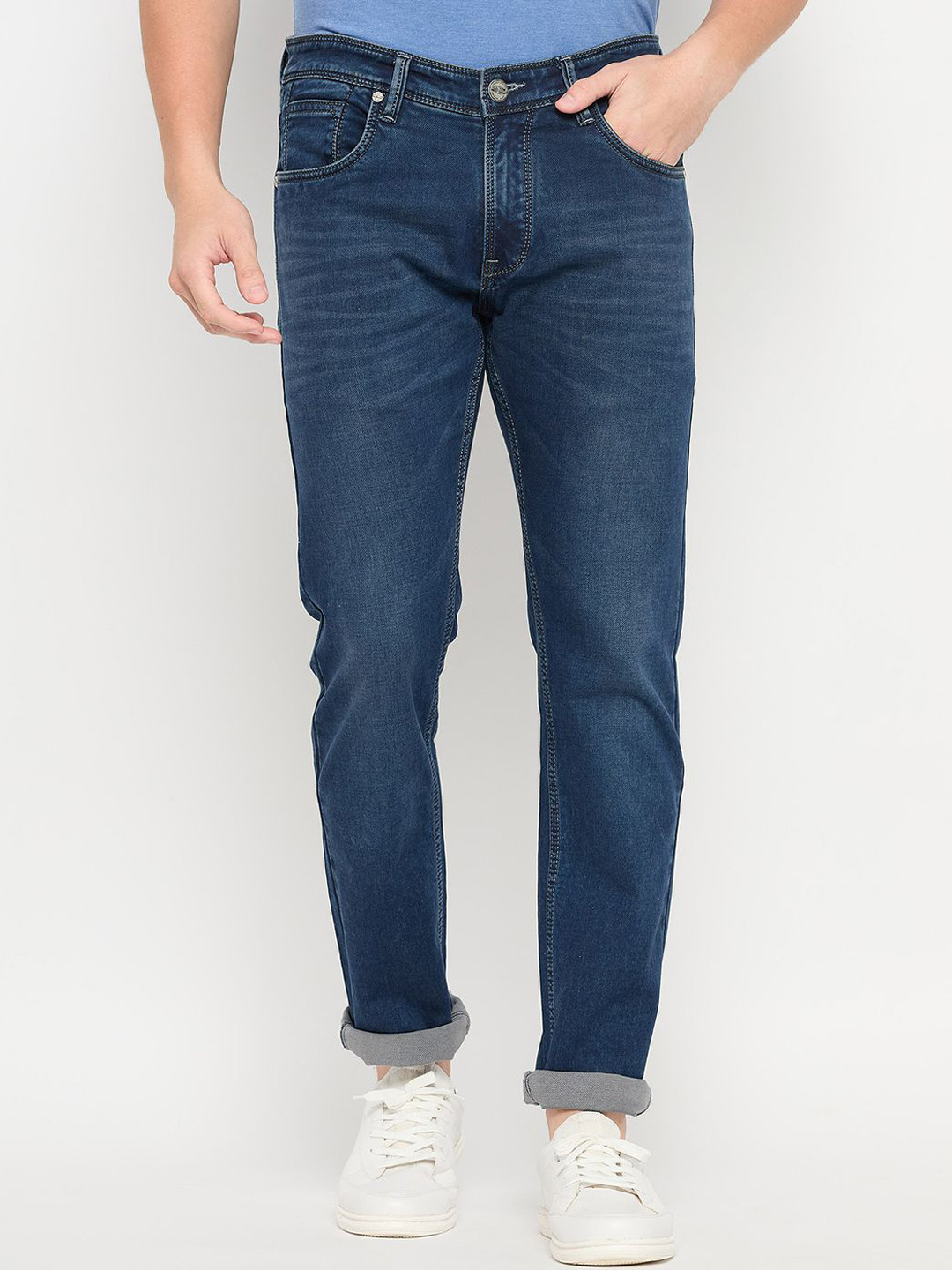 Buy Duke Men Slim Fit Light Fade Stretchable Jeans - Jeans for Men ...