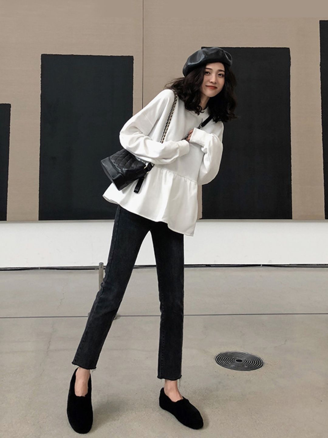 Buy StyleCast Solid Round Neck Oversized Top - Tops for Women 30030616 ...