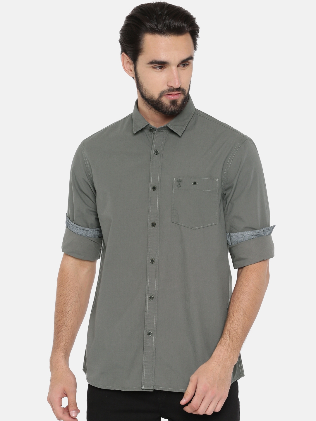 denim shirts myntra