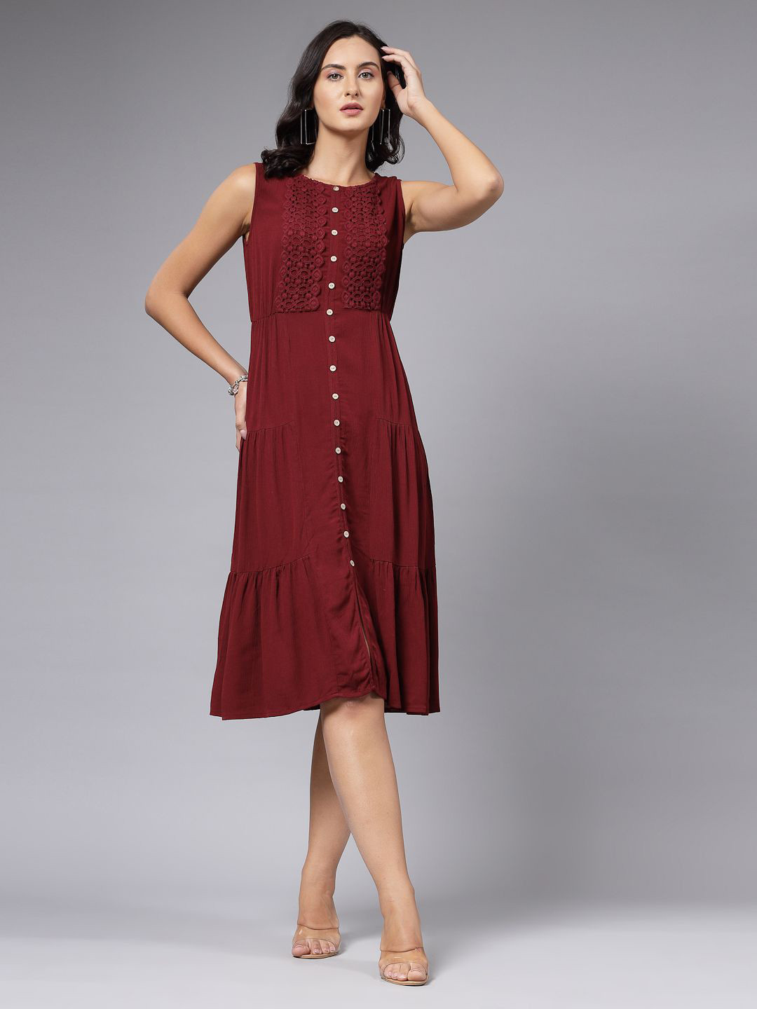 Buy Aayu A Line Dress - Dresses for Women 30043722 | Myntra