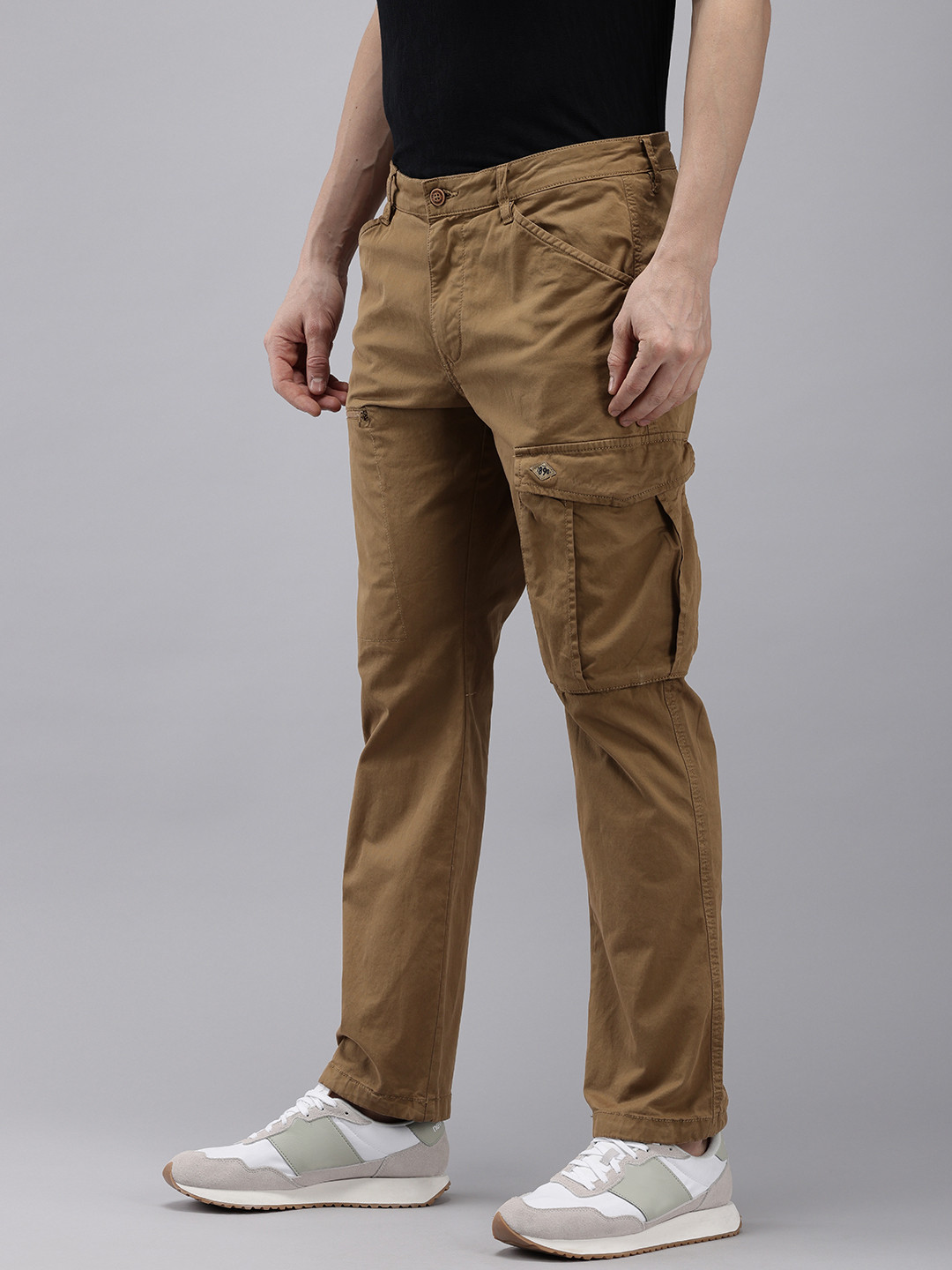 U.S. POLO ASSN. Green Cotton Men's Trousers