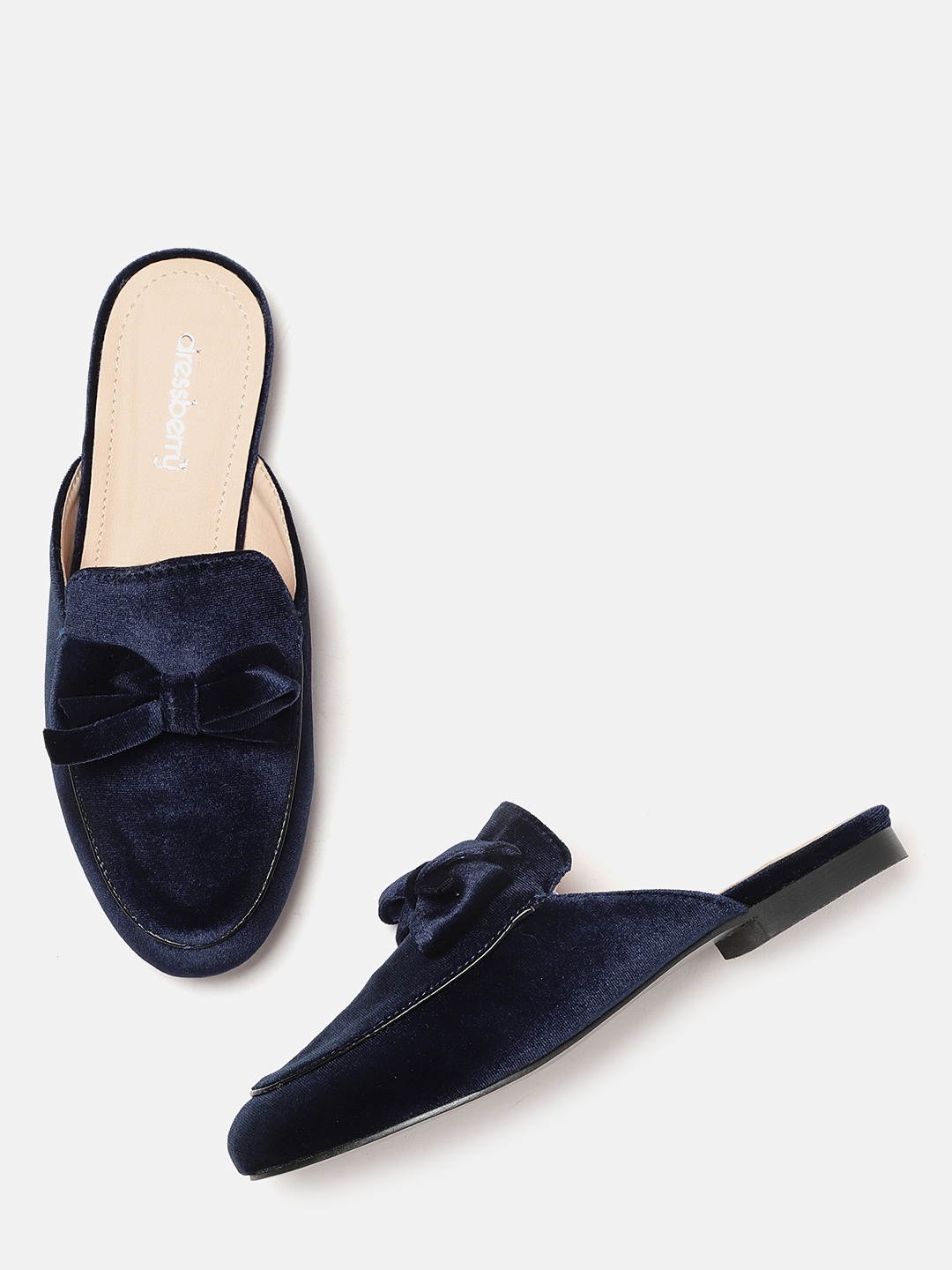 navy mules womens