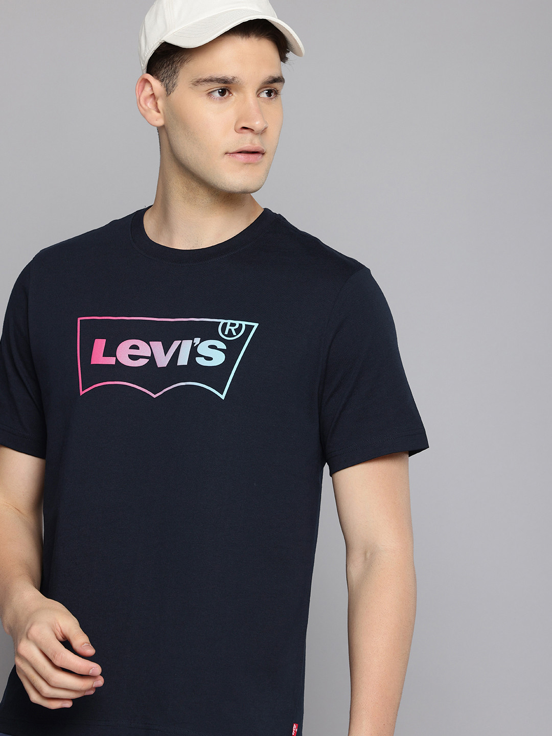 Buy Levis Brand Logo Printed Pure Cotton T Shirt Tshirts For Men buy-levis-brand-logo-printed-pure-cotton-t-shirt-tshirts-for-men