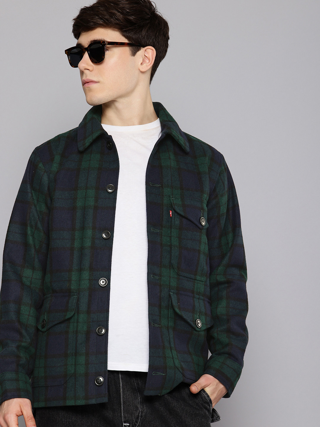 Buy Levis Spread Collar Tailored Jacket - Jackets for Men 30099086 | Myntra