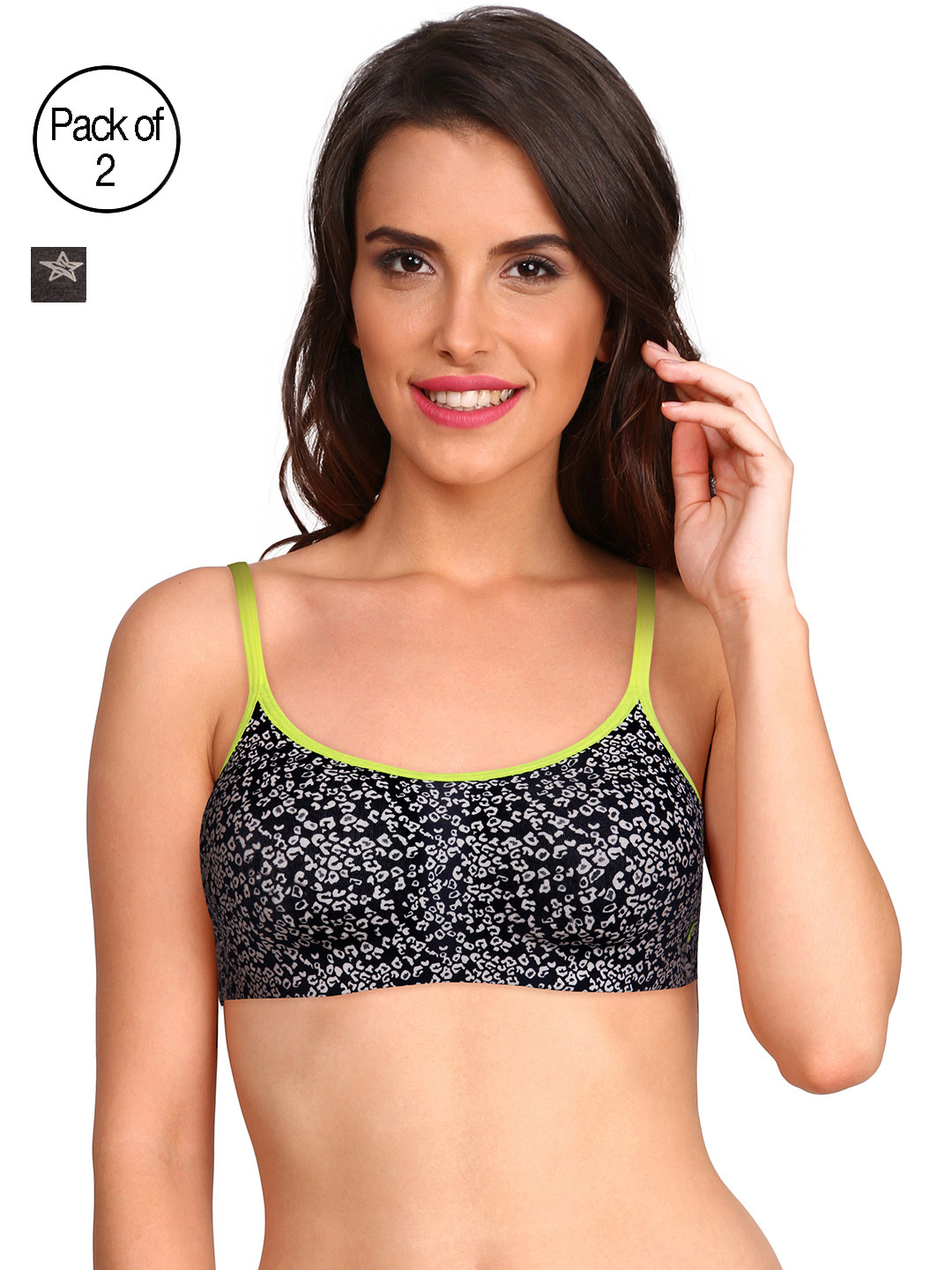 Buy Jockey Pack Of 2 Printed Bras Bra for Women 3014022 Myntra