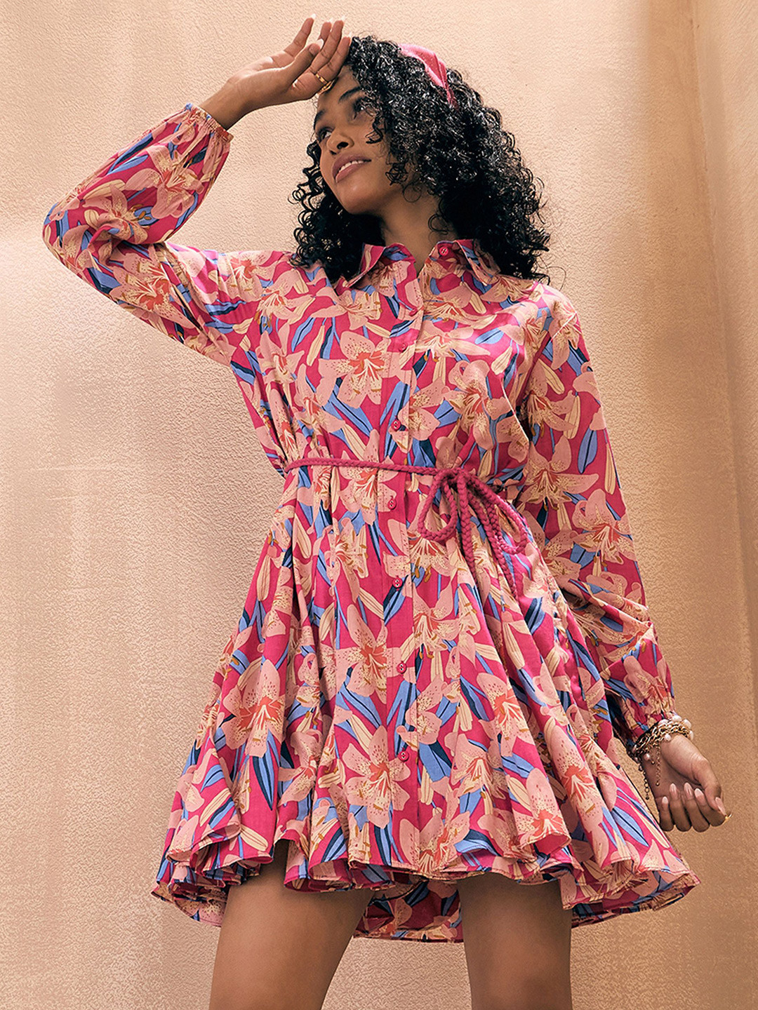 Pranta Dress in Pink