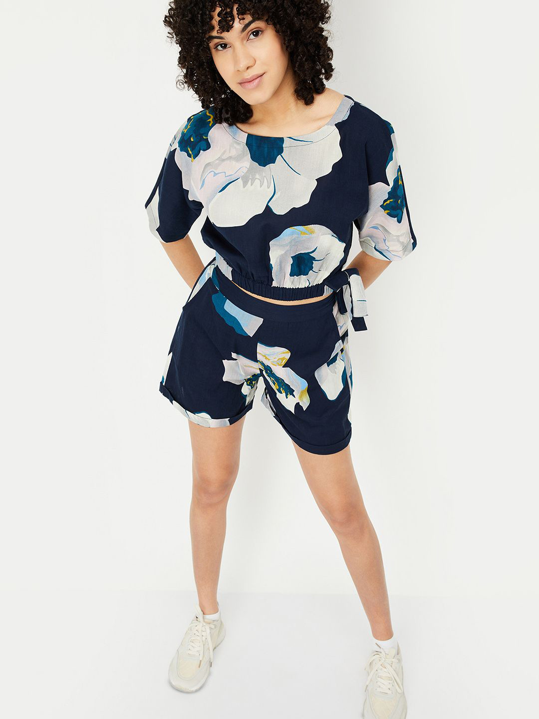 Floral Print Cotton Top main image 1