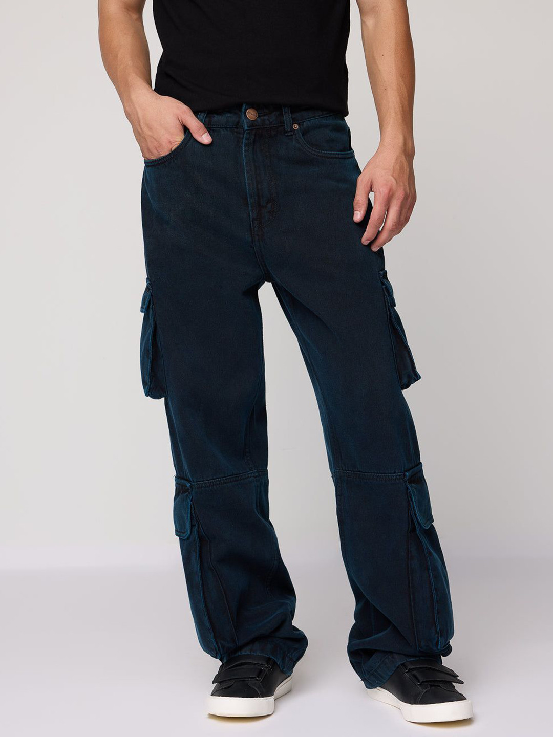 Men's Mid Rise Cargo Jeans