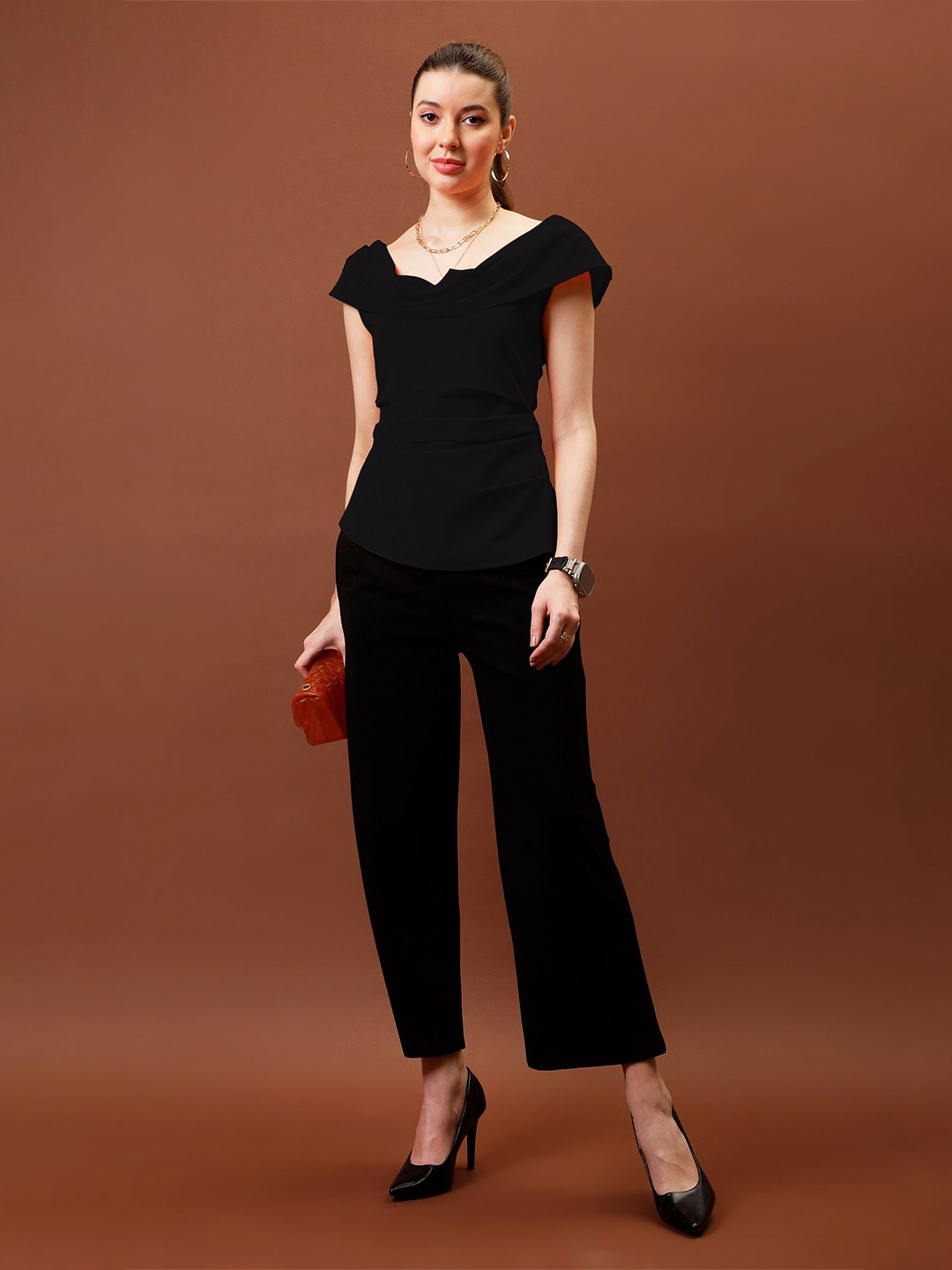 SAMPLE-Athena Top - Orange main image 0