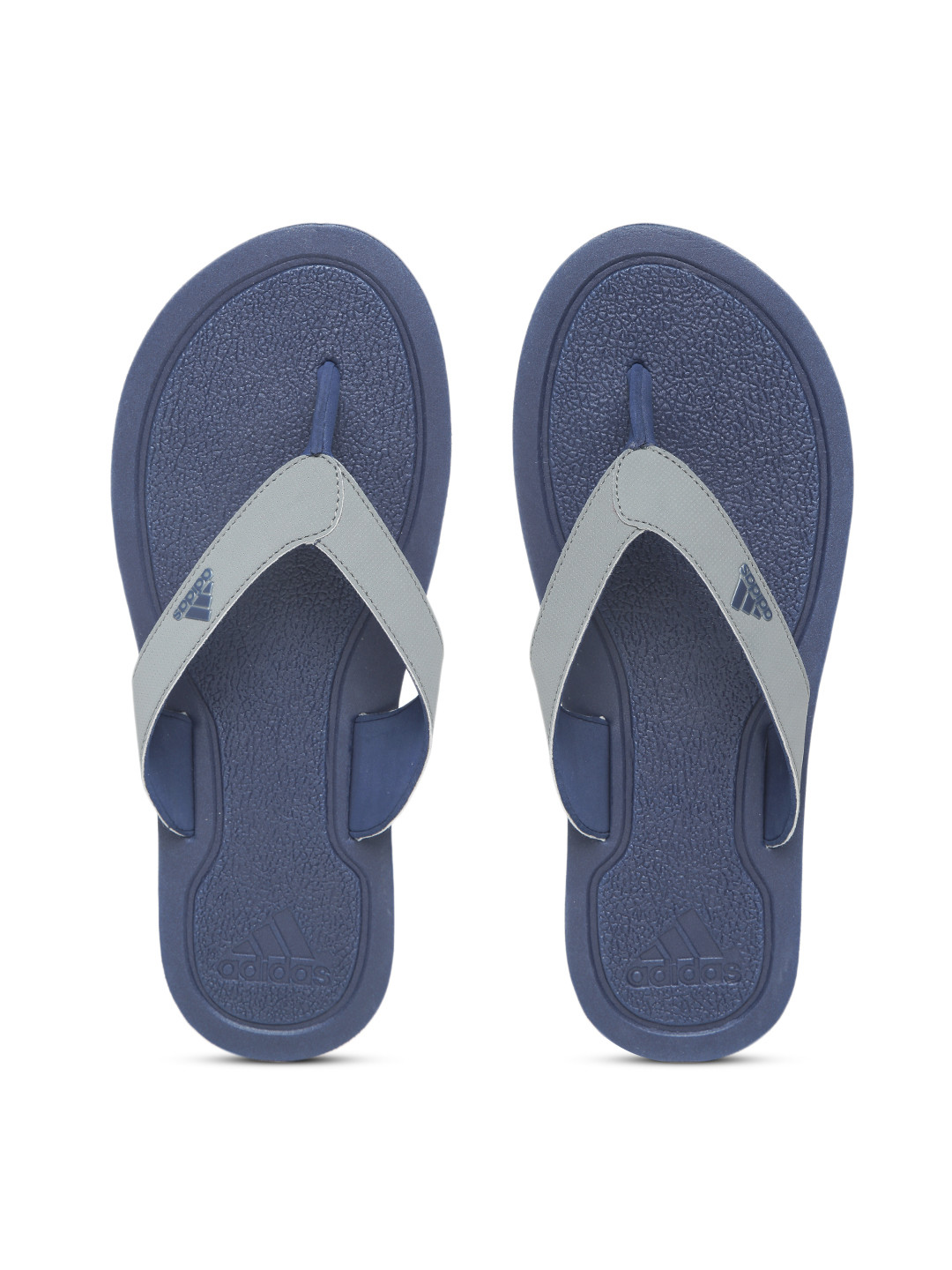 adidas flip flops grey