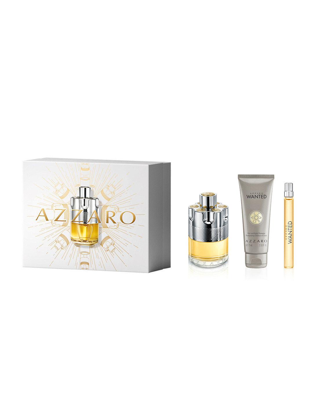 Azaroo Gift Buy Azzaro Men Wanted EDT 2024 Gift Set - Fragrance Gift Set for Men ...