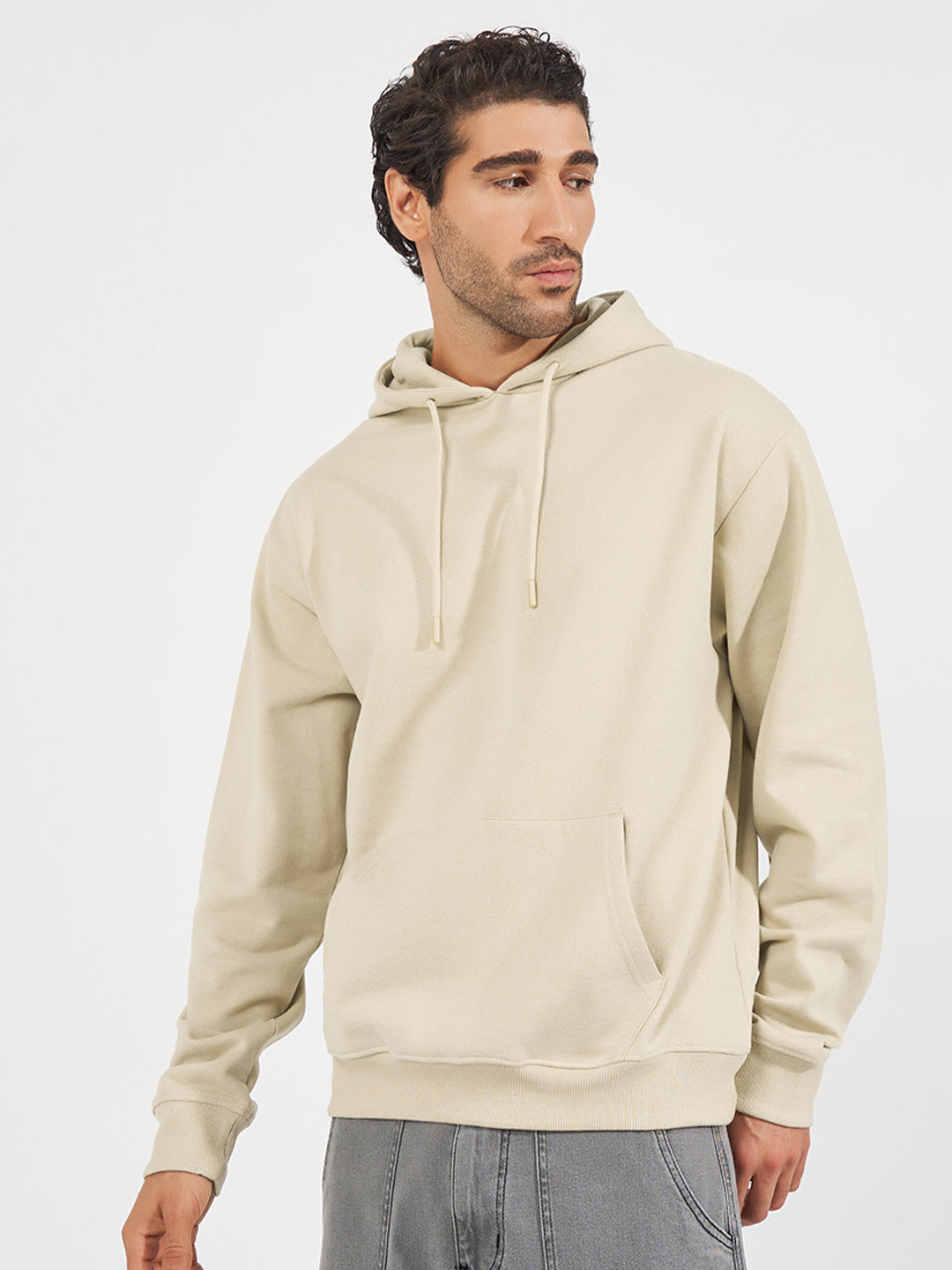 Men's Printed Hooded Pullover Sweatshirt Pants Set