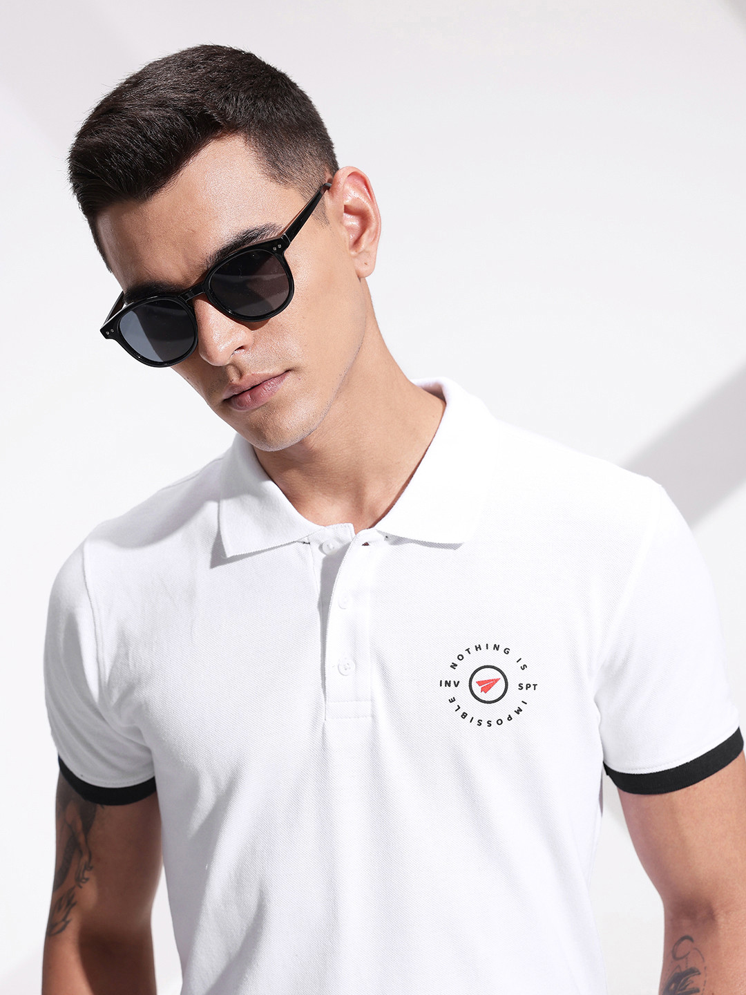 Invicta Red Cotton Men T-Shirt