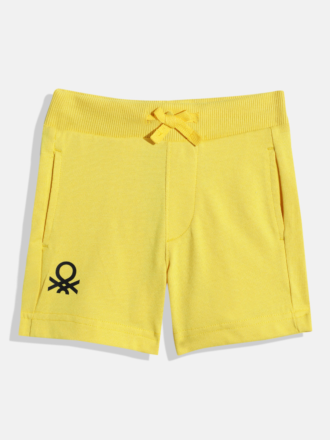 Shorts Bambini United Colors Of Benetton - Bermuda In Jersey Di Cotone, Stampa Logo, Comodi Per Estate