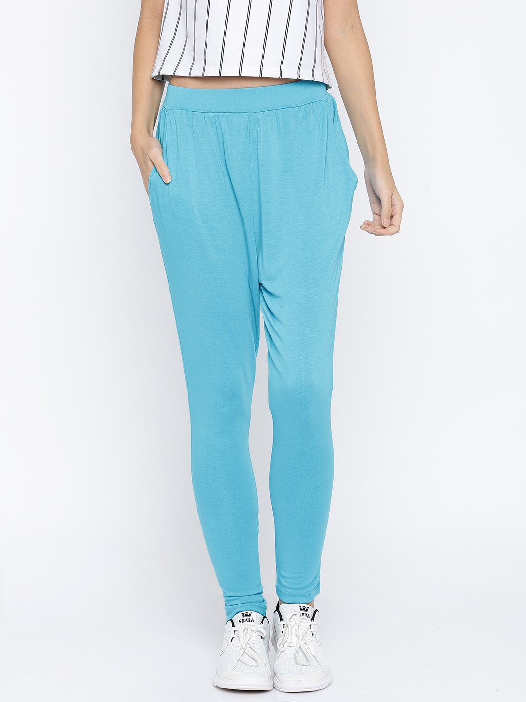 blue trousers women