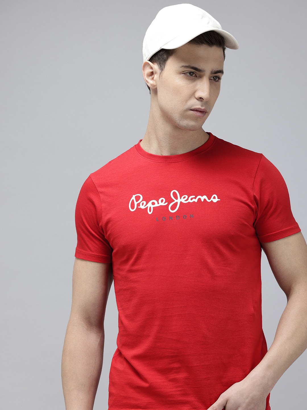 Pepe Jeans Bianco Cotton Men's T-Shirt main image 1