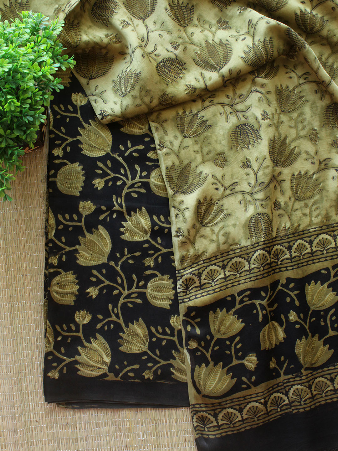 Ethnic Weaves Cotton Dress Material
