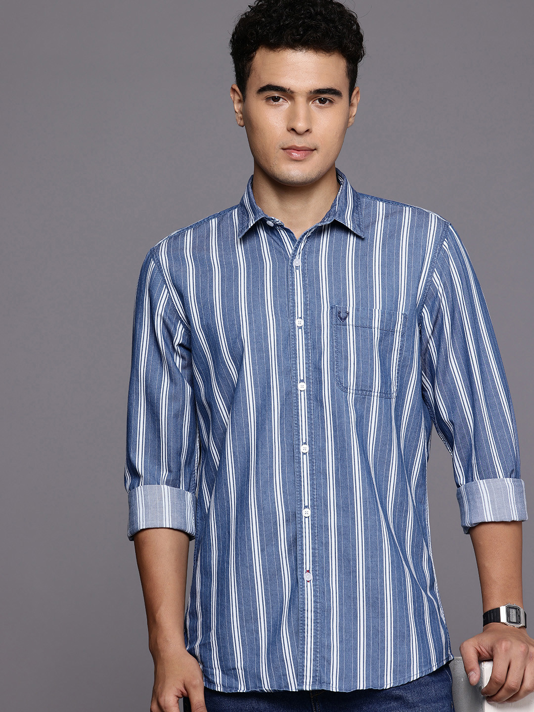 buy-allen-solly-pure-cotton-custom-slim-fit-striped-casual-shirt