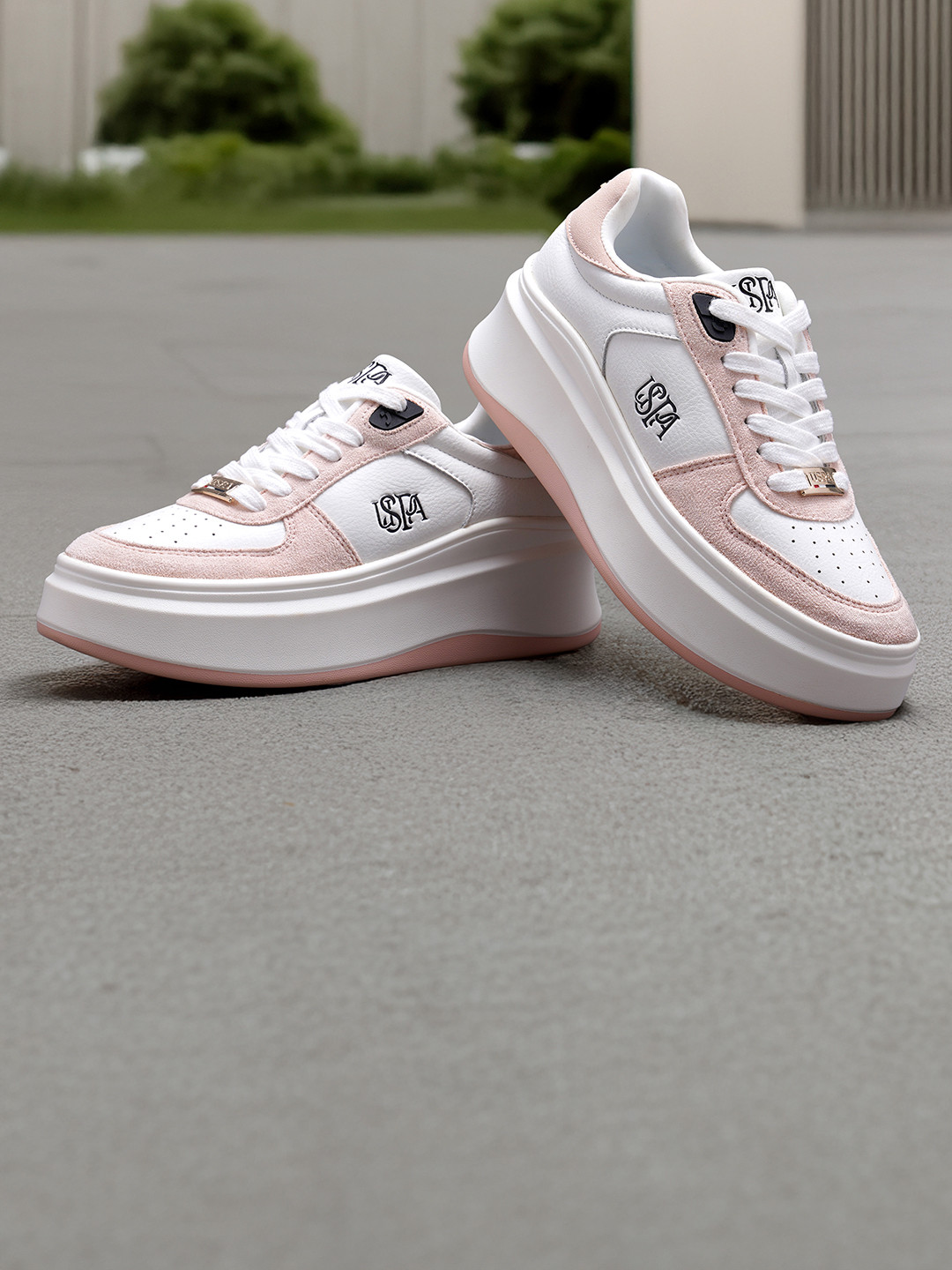 U.S. POLO ASSN. Nero Polyurethane Womens Sneaker