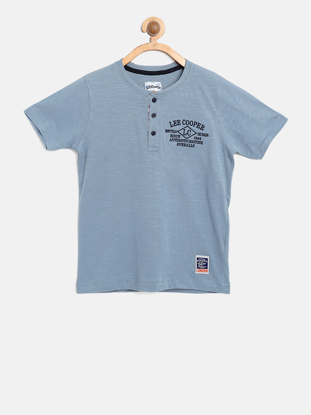 Lee Cooper - T-shirt imprimé Lee Cooper en coton - Bleu clair - Kiabi