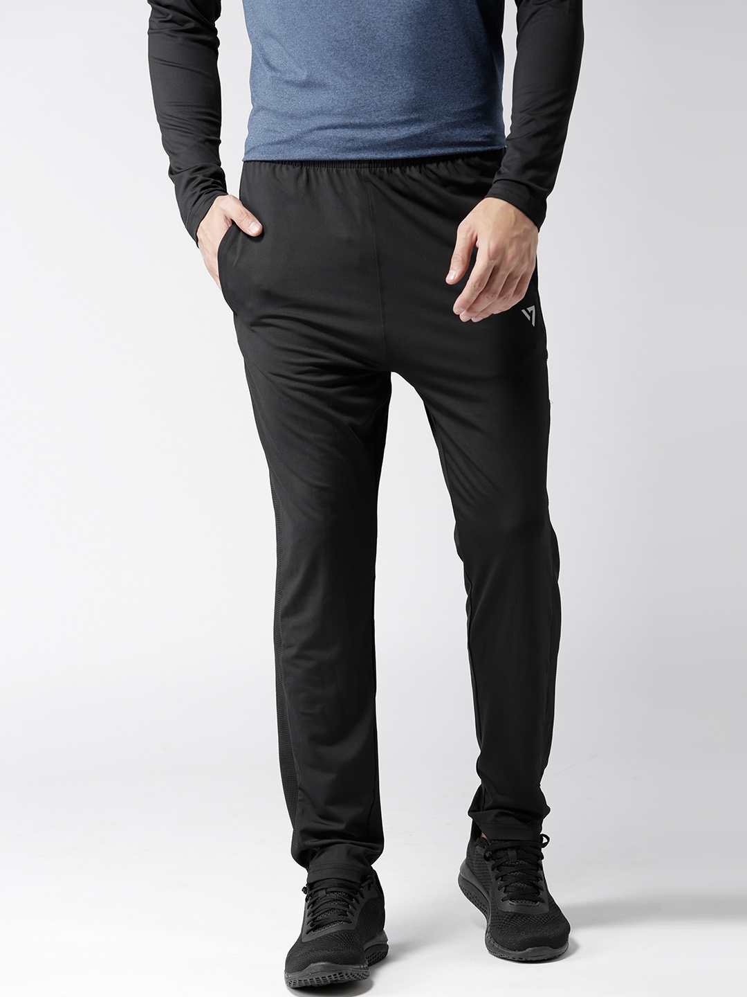 track pants and shorts