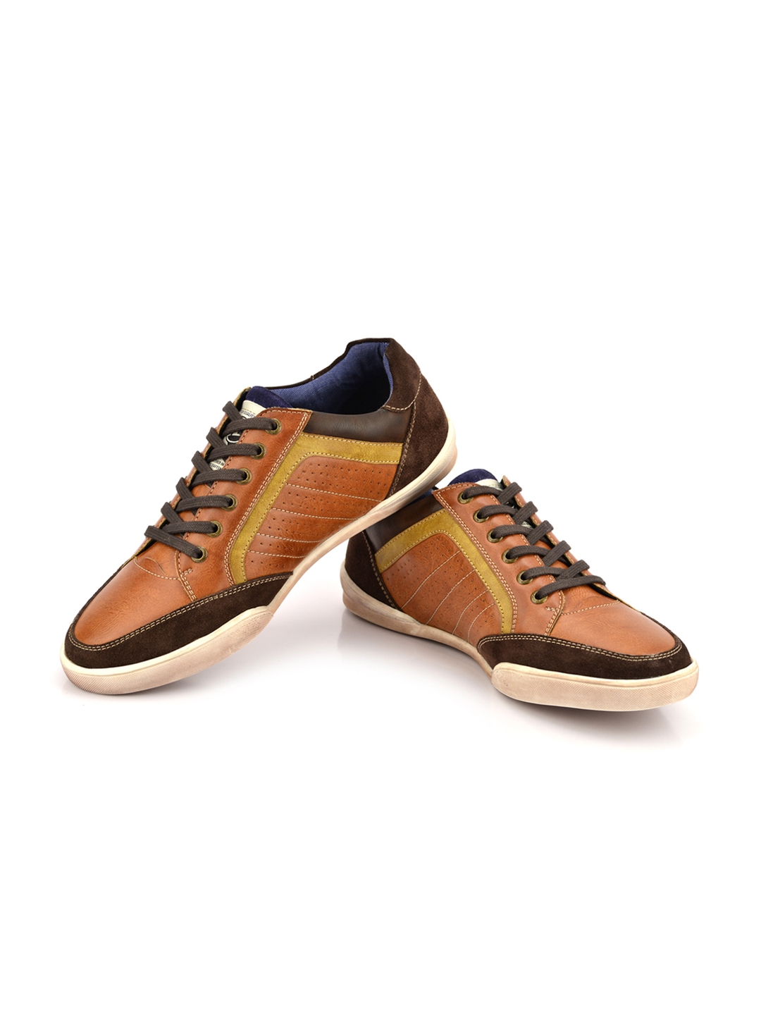 deni men's leather sneaker