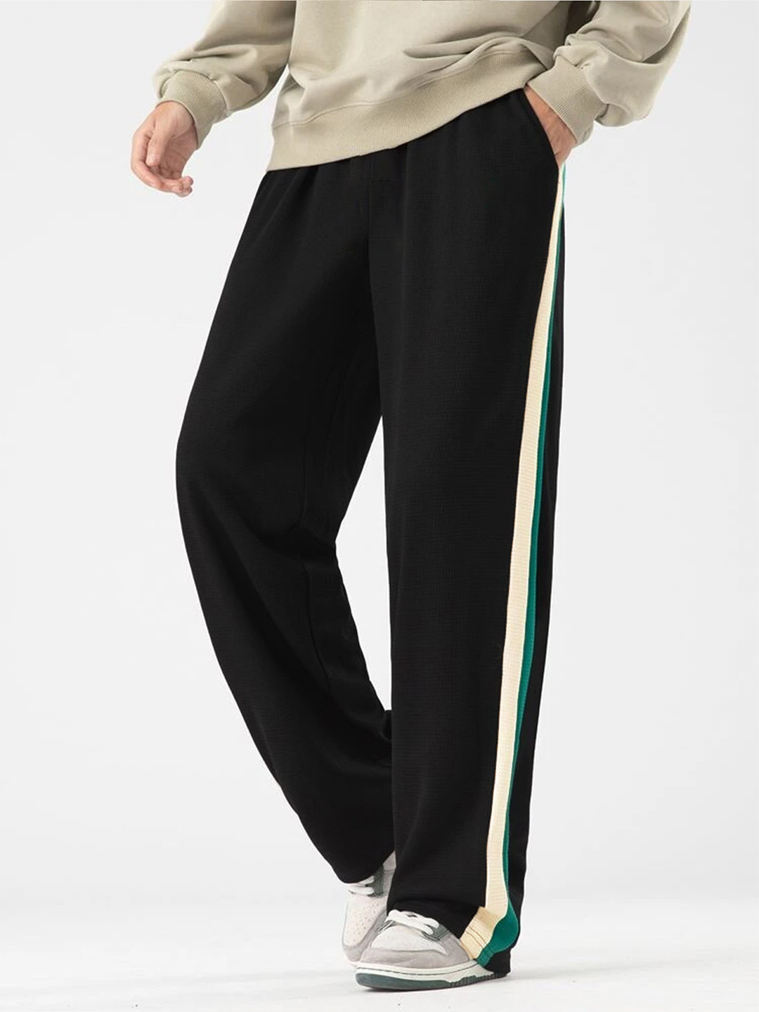 Buy Maniac Men Cotton Baggy Mid Rise Track Pants Track Pants for Men — free download