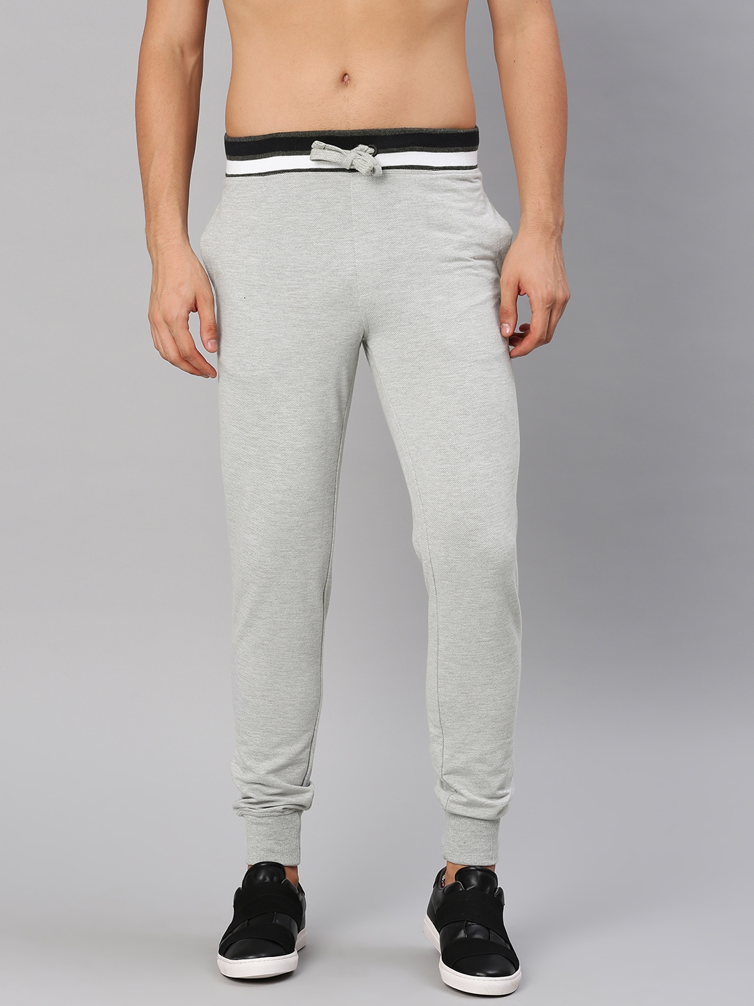 hrx grey track pants