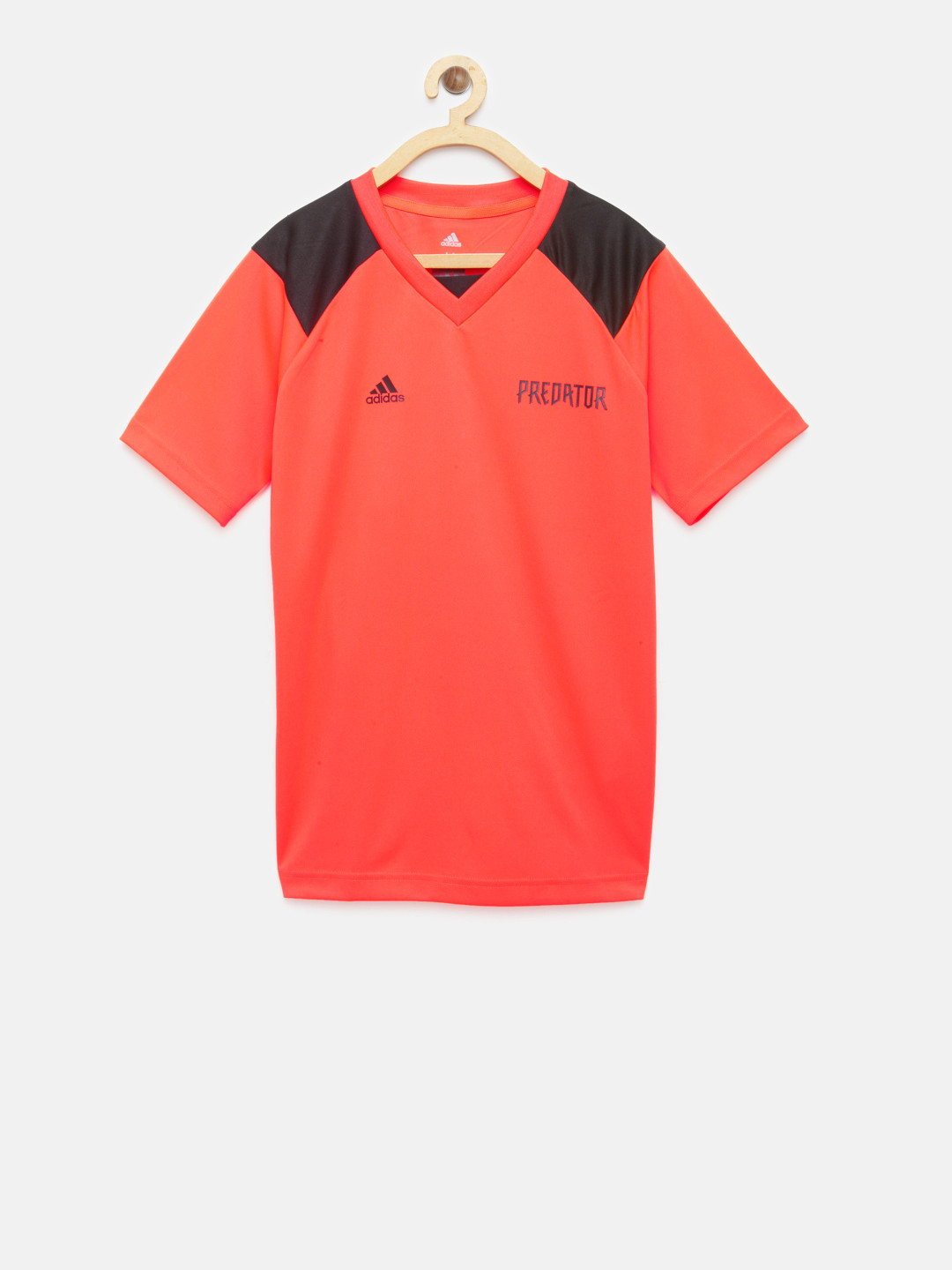Buy ADIDAS Boys Neon Orange YB Football Jersey Tshirts for Boys