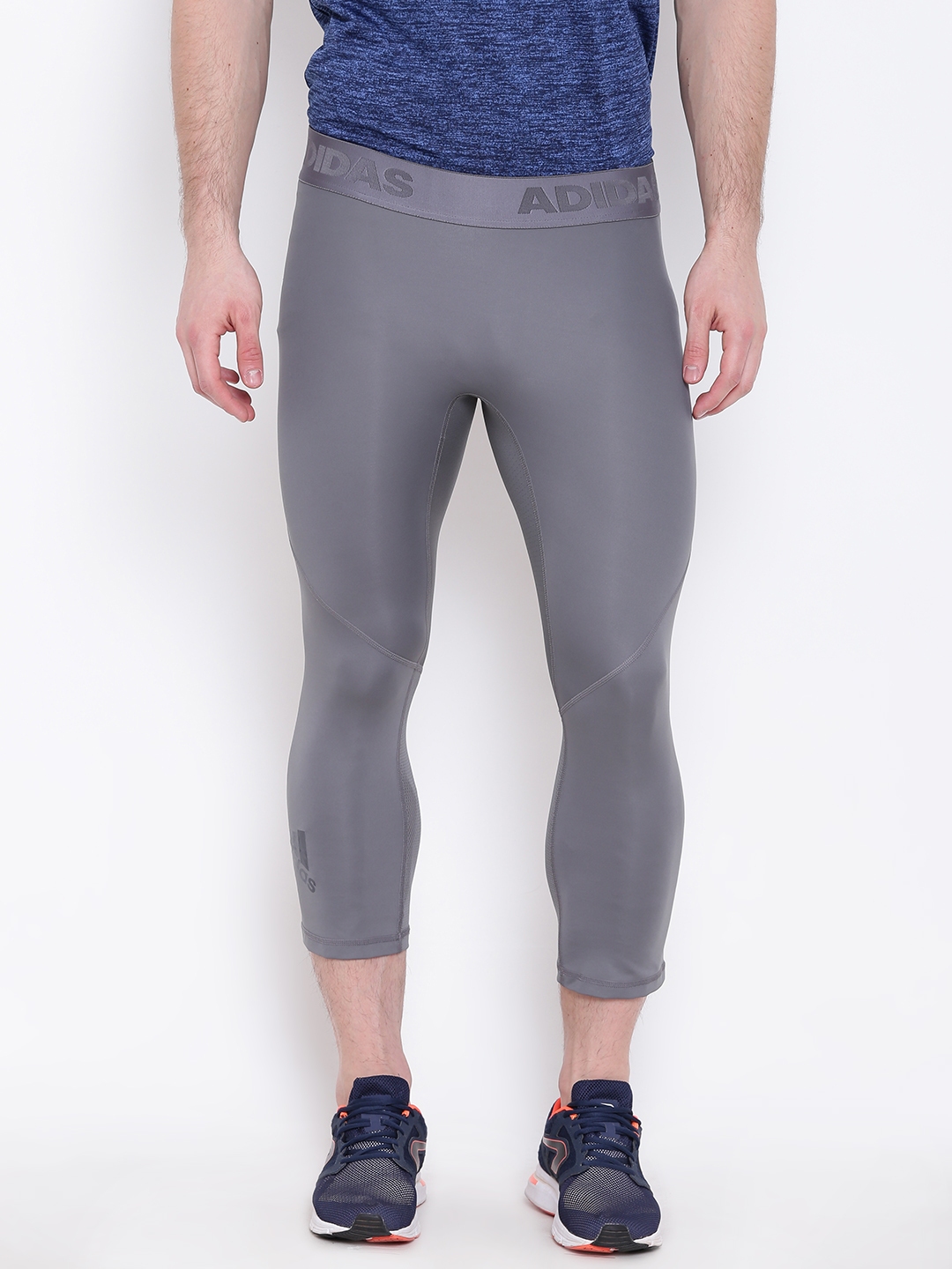 grey adidas tights