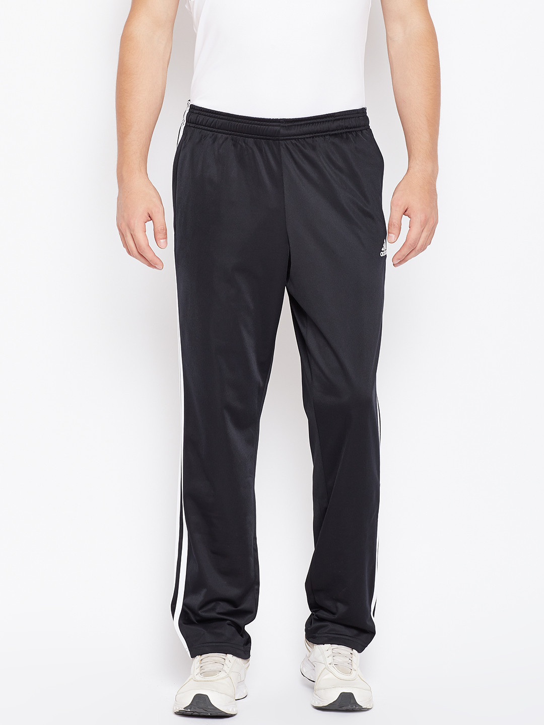 Buy ADIDAS Men Black ESS 3S T TRICOT Track Pants Track Pants for Men 3888794 Myntra