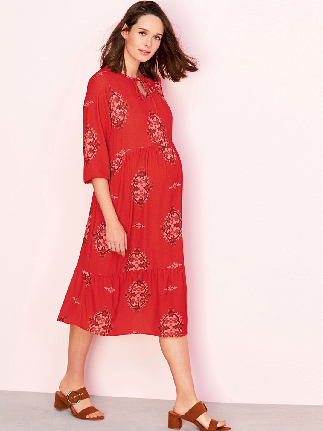 Buy Next Women Red Printed Sheath Dress - Dresses for Women 3889154 | Myntra