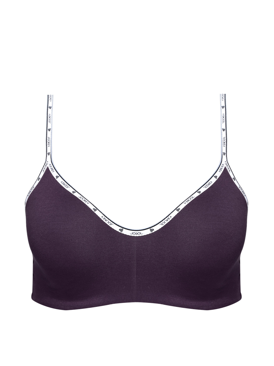 Buy Jockey Signature Stretch Burgundy Soft Cup Bra SS12 0105 Bra for