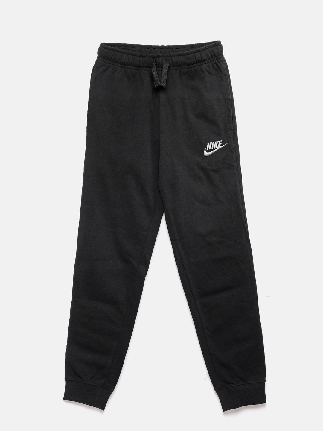 Buy Nike Boys Black Jersey Joggers - Track Pants for Boys 4029293 | Myntra