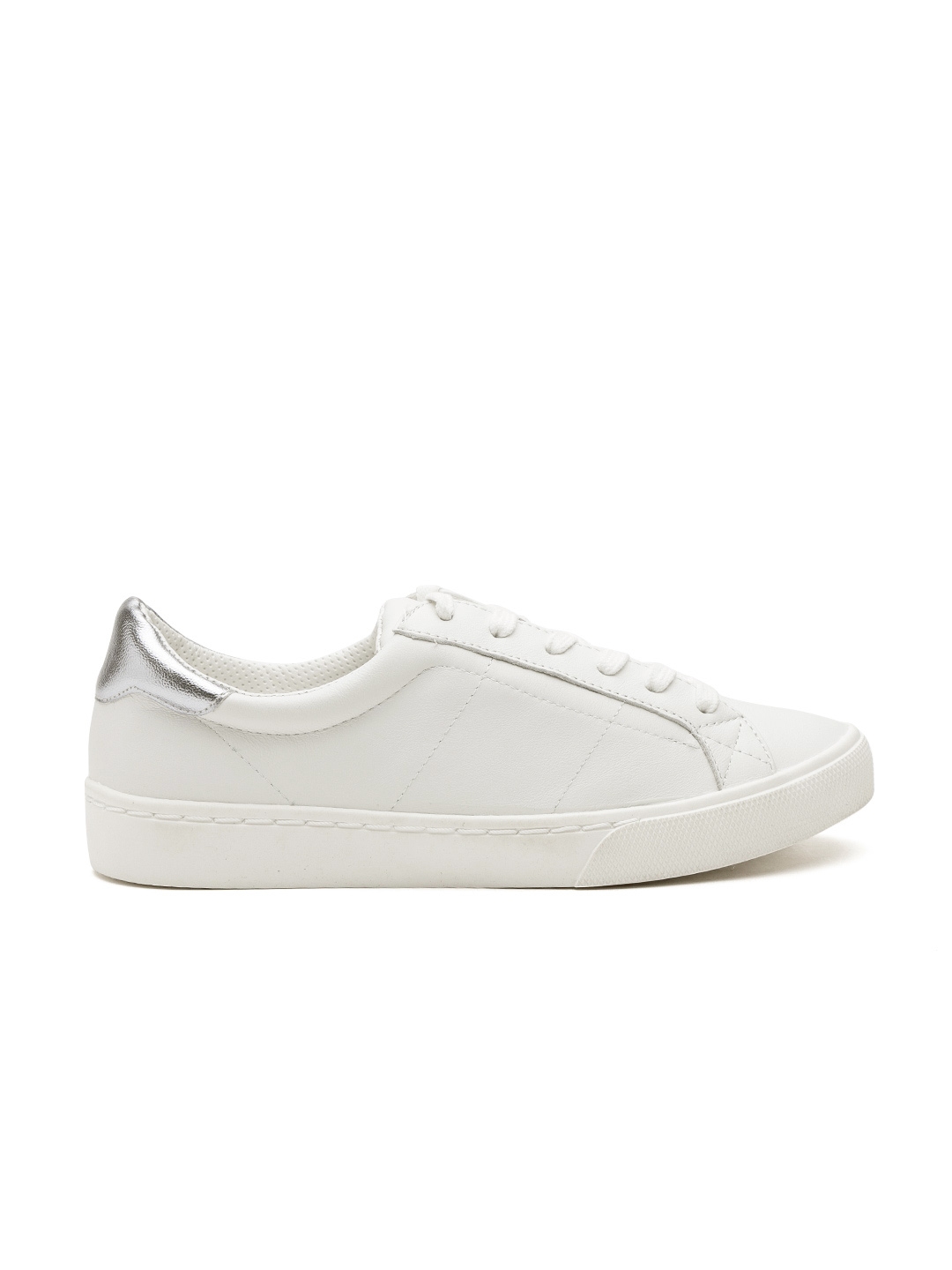 Buy MANGO Women White Sneakers Casual Shoes for Women 4043597 Myntra