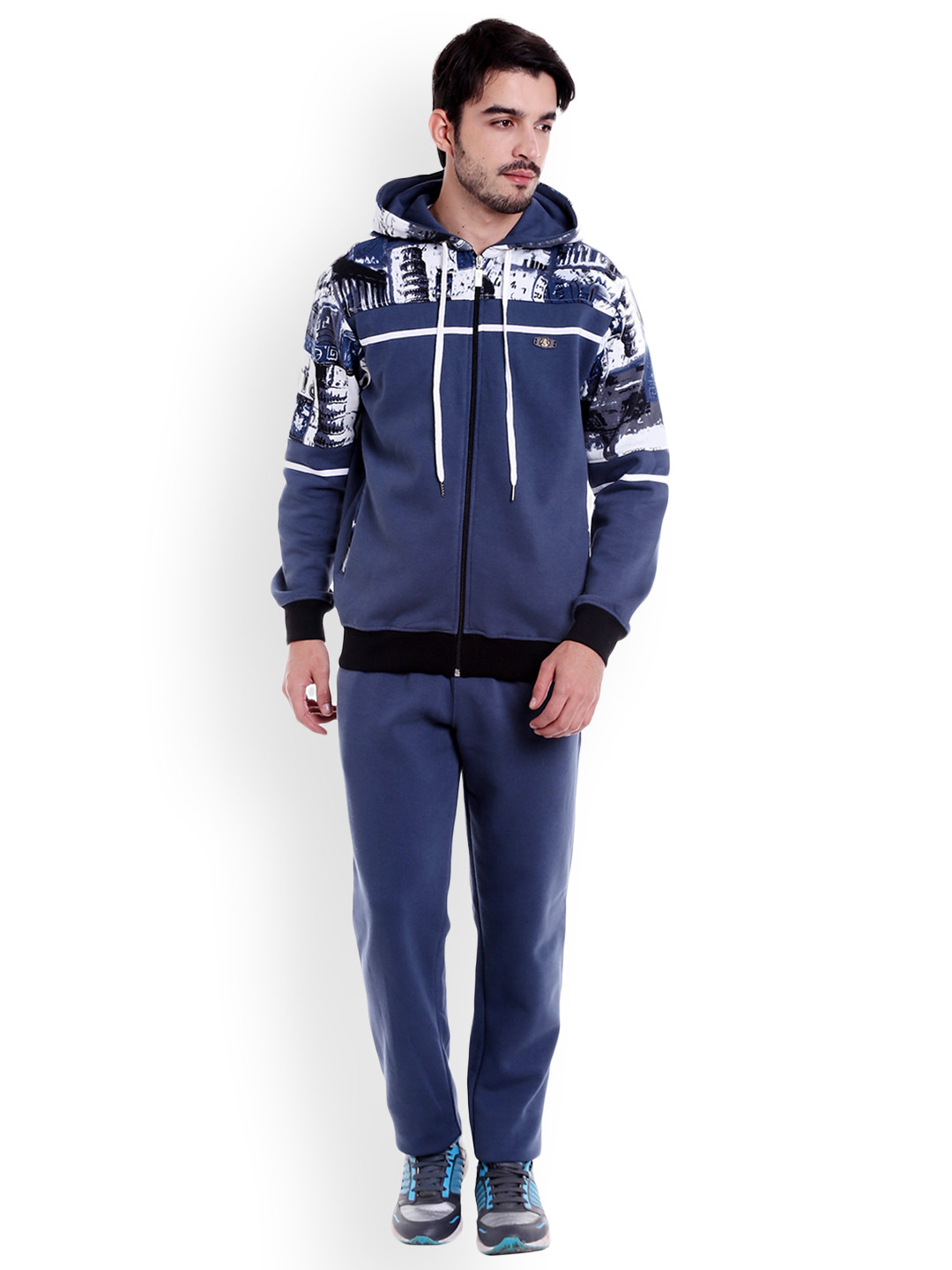 Buy Valentine Men Blue Tracksuit - Tracksuits for Men ...