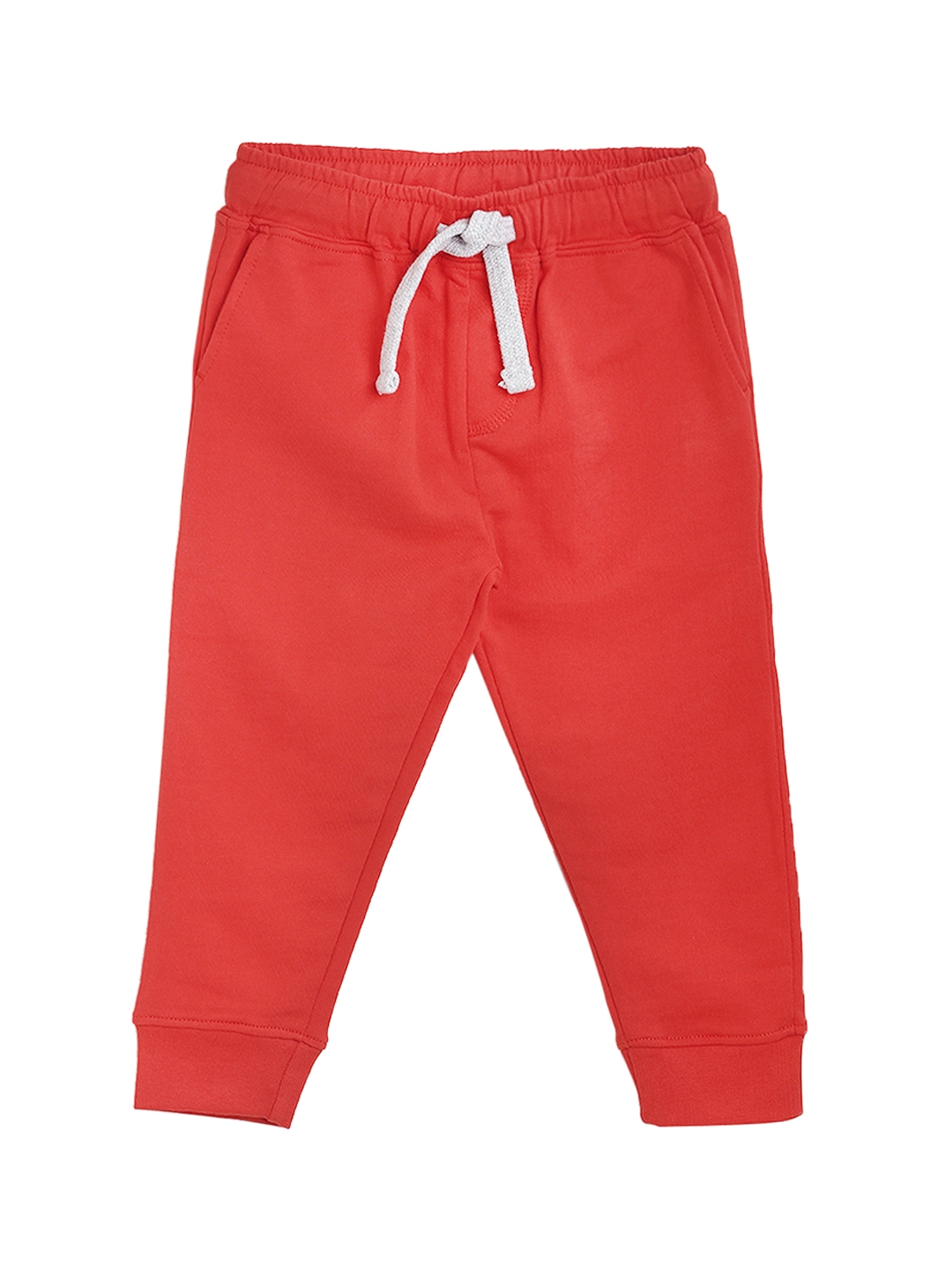 blue and red joggers