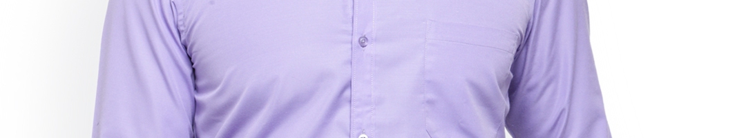 Buy RG DESIGNERS Men Purple Comfort Slim Fit Solid Formal Shirt ...