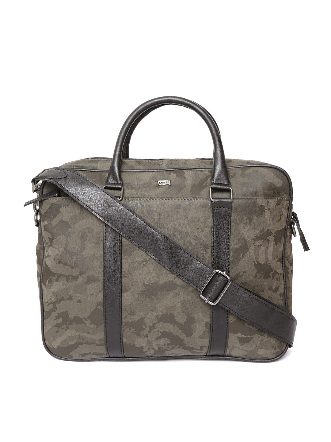 Buy Levis Unisex Olive Green Camouflage Print Laptop Bag With