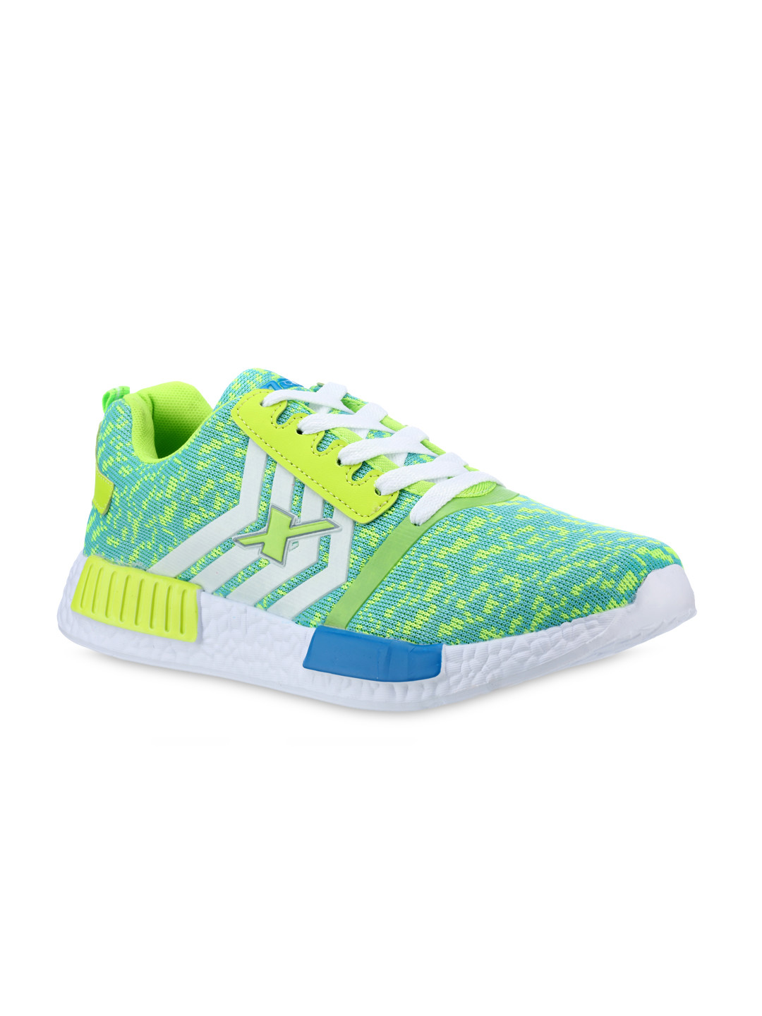 fluorescent green tennis shoes
